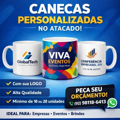 Canecas  no Atacado para Empresas