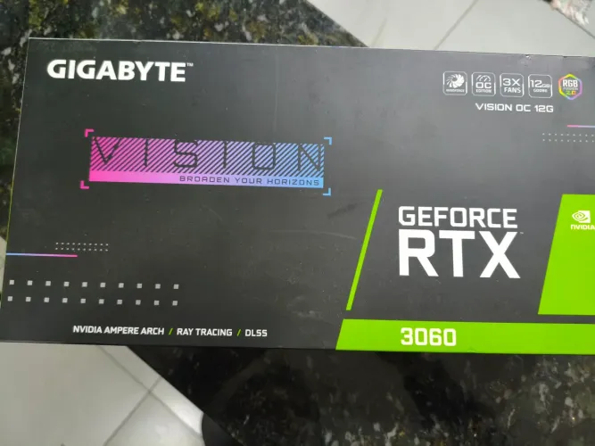 RTX 3060 Gigabyte Vision OC 12GB ? IMPECÁVEL!
