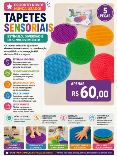 Tapetes Sensoriais 