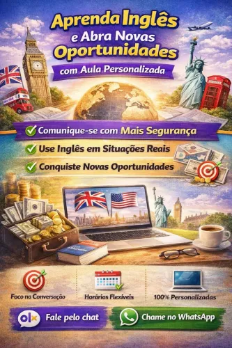 Aprenda Inglês e Abra Novas Oportunidades com Aula Personalizada <br>Grati