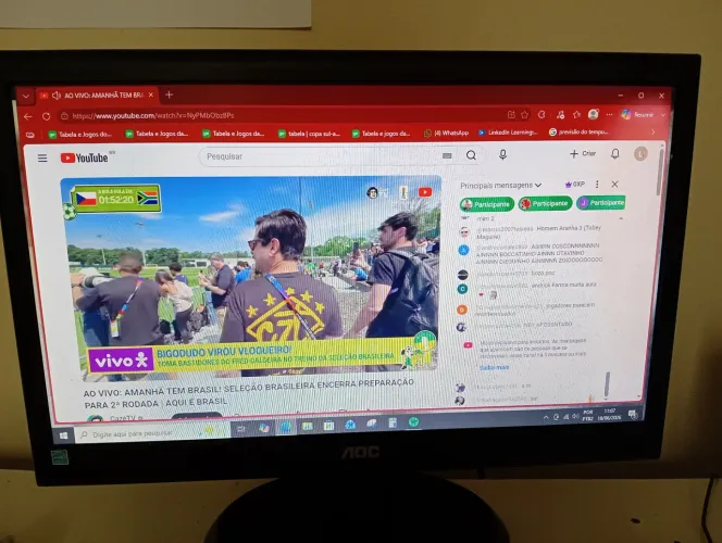 Monitor AOC 18 polegadas