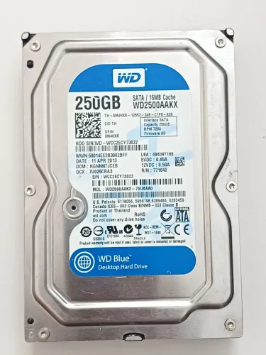 Hd 250GB cftv dvr nvr cpu