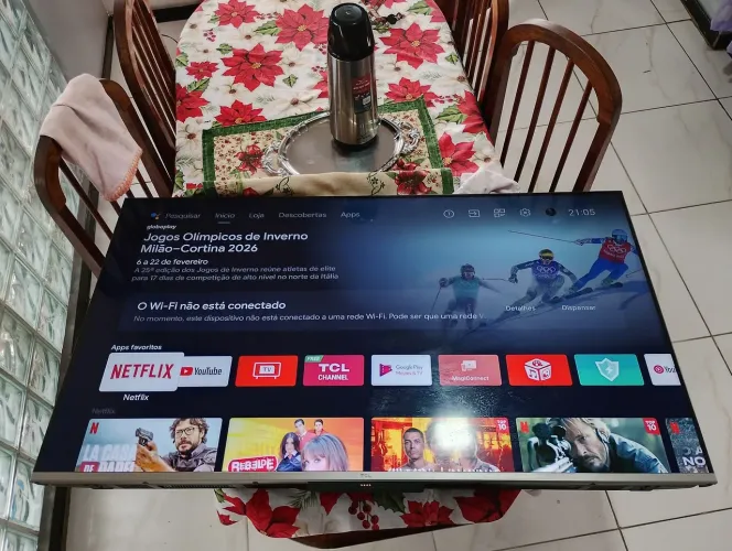 Smartv TCL Android 55 polegadas