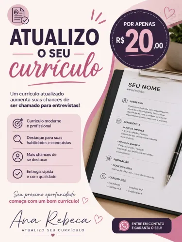 Atualização de Currículo