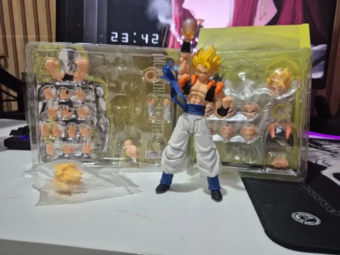 SH Figuarts Gogeta Kamione - Completo - Exposto Apenas 1 Vez