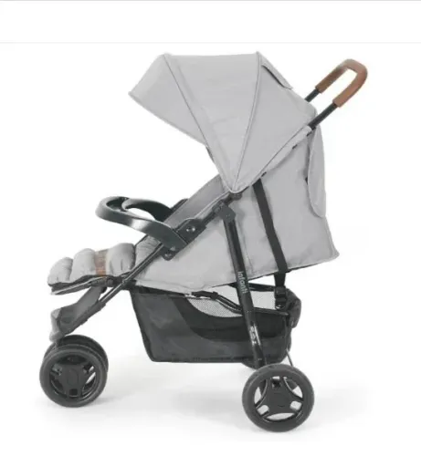 Lacrado - Carrinho de Bebê Infanti, Breeze, Cinza