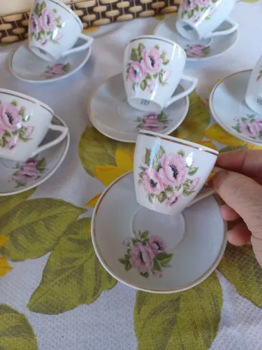 Xícaras de café porcelana pozzani