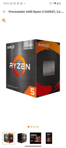Ryzen 5 5600 GT (placa de vídeo integrada)