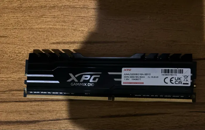 Memória RAM XPG Gammix Dio 1x8GB DDR4 3200MHz