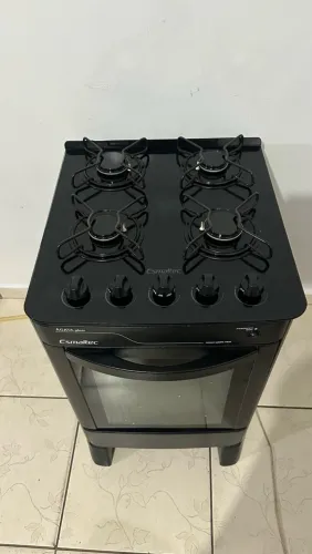 Pra sair logo Fogão 4 bocas com acendimento elétrico