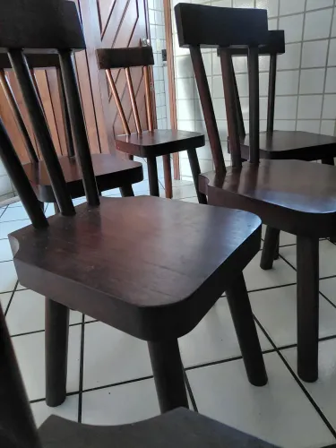 Cadeiras rústicas cozinha