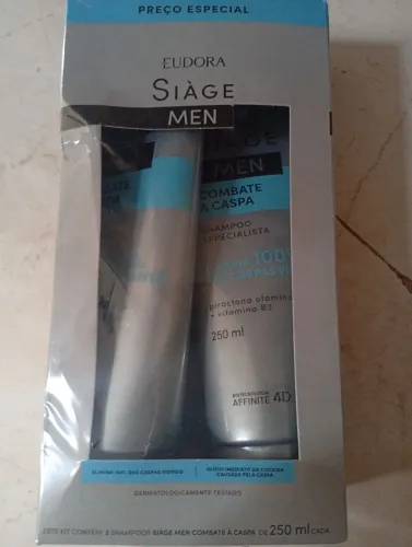 Kit Shampoo Anti Caspa Masculino Novo!