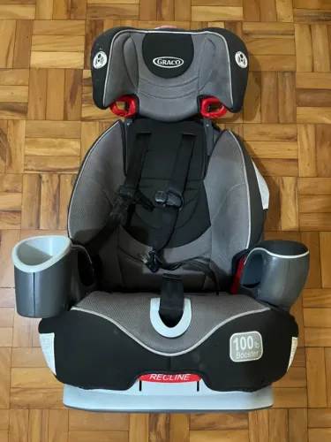 Cadeirinha para Carro Graco 3 em 1 com Cinto 5 Pontos e Booster - Reclinável