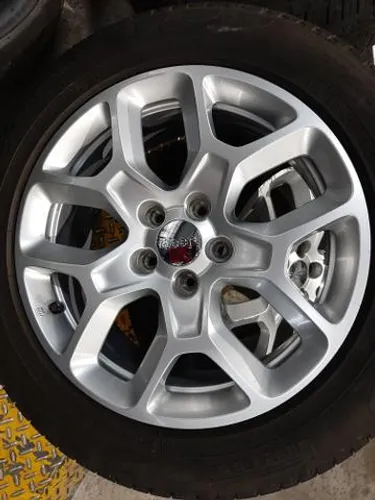 Roda aro 17 Jeep Compass Longitude Prata original 5X110