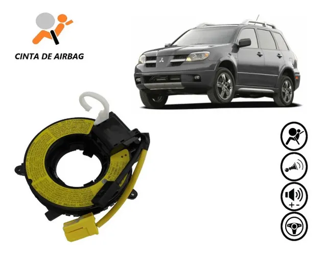 Cinta Fita Airbag Buzina Mitsubishi Airtrek 2003 A 2008