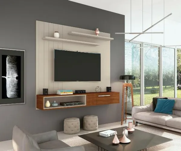 Painel Safira c/ 01 porta p/ TV até 65'' super oferta! = Frete grátis!!!