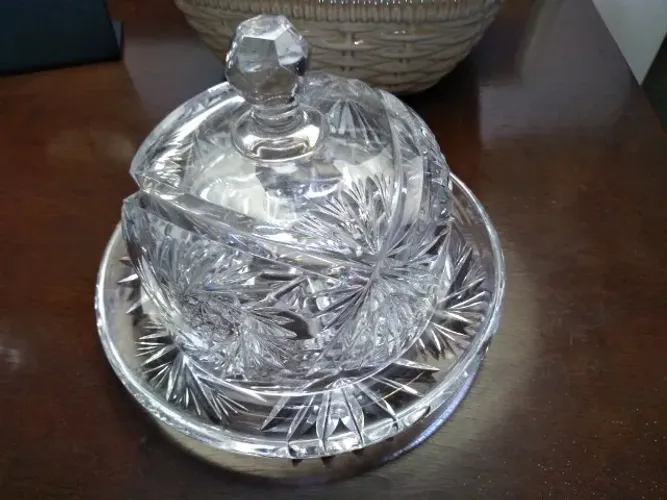 Manteigueira  cristal