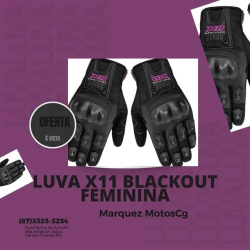 Luva X11 Blackout Feminina