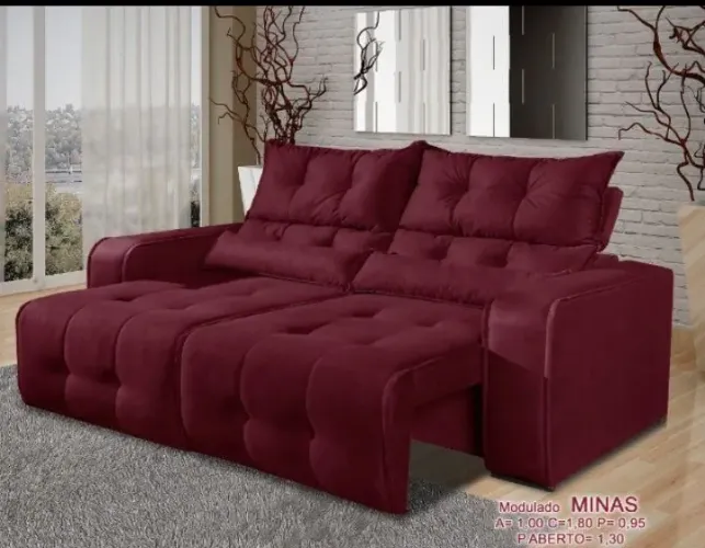 Sofá Retrátil e Reclinável Com Frete Grátis!!