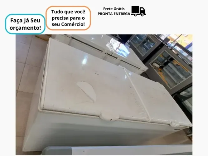 Congelador 2 Tampas 441L Fricon Novo