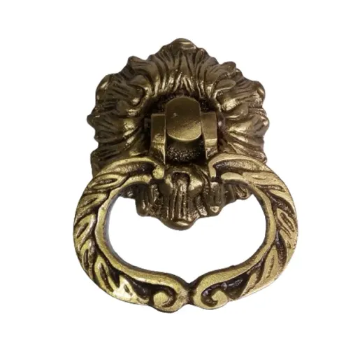 1 batedor de porta em bronze