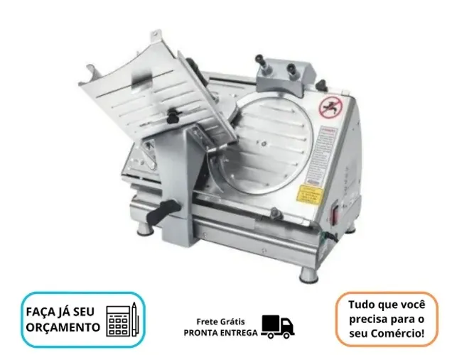 Cortador de Frios Bermar 30 CM Semi Automatico