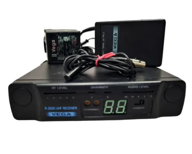 Microfone sem fio Lapela Vega frequência 762-782 MHz