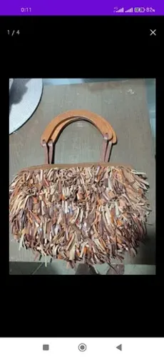 Bolsa de couro marca Tribo