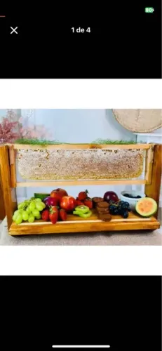 Quadro com favos de mel