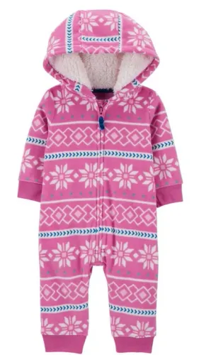 Macacão Fleece Carters tamanho 9 meses importado(Novo)
