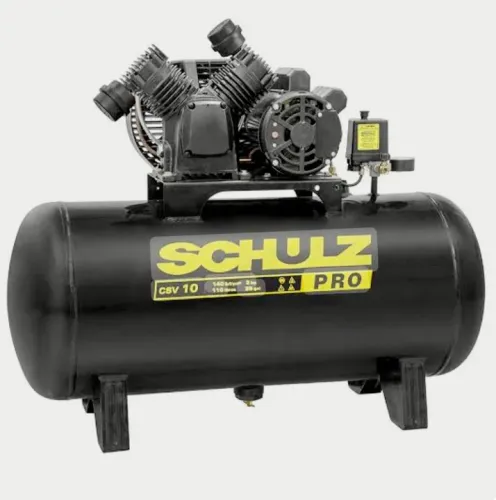 COMPRESSOR SCHULZ CSV 10 PRO /110 LT - 140 PSI 220V