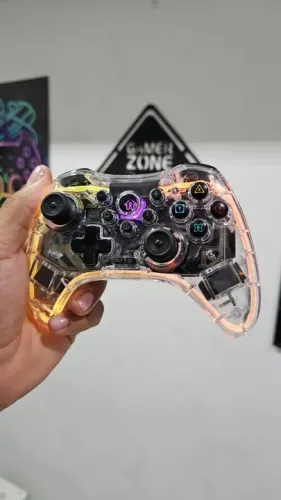Controle Bluetooth Gamepad Lehuai para Consoles, PC e Smart-TV - Novo
