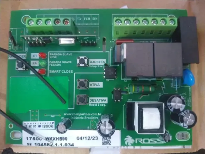 Nova central de comando placa rossi wkxhb90 (Distribuidor Jk Eletrônicos)