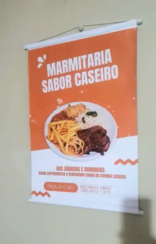 Banner personalizado com sua logomarca para divulgar serviços