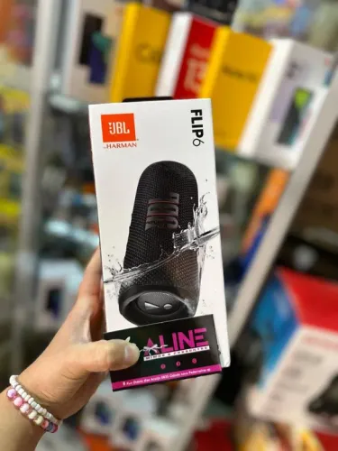 JBL FLIP6 PRETA ORIGINAL LACRADA