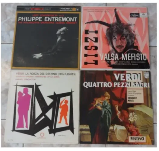 liszt(2)verdi(2)lps-(pacote com 4)