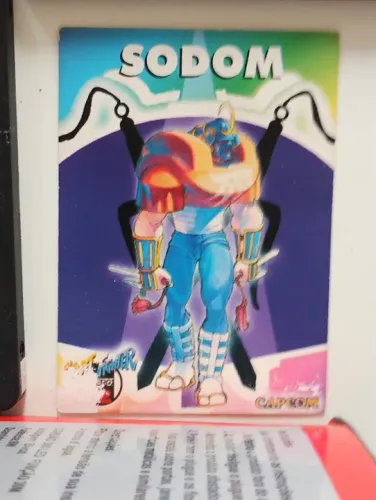 Sodom Card Capcom street FighterII Zero Anos 90 Arcade