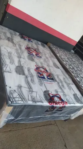 CAMA BOX CASAL ESPUMA SELADA NOVA 