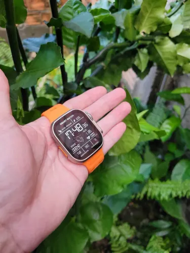 Smartwatch ultra original tela grande parcelamos em 12x no cartão com garantia