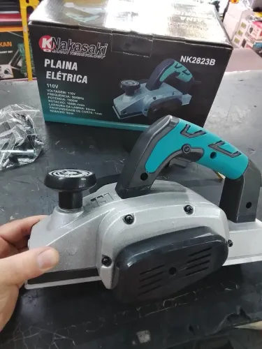 Plaina elétrica 1600w profissional