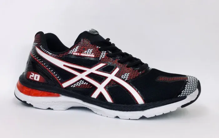 Tênis Asics Gel-Nimbus 20 Preto/Vermelho