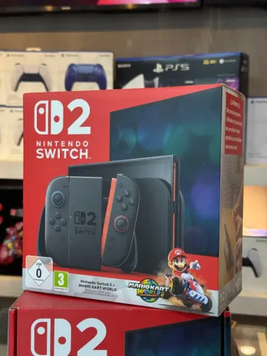 Chegou o novo Nintendo Switch 2 com o incrível jogo Mario Kart World!