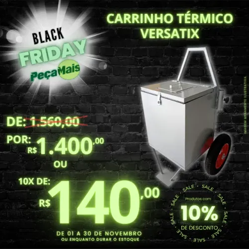 Carrinho Térmico Para Sobremesas