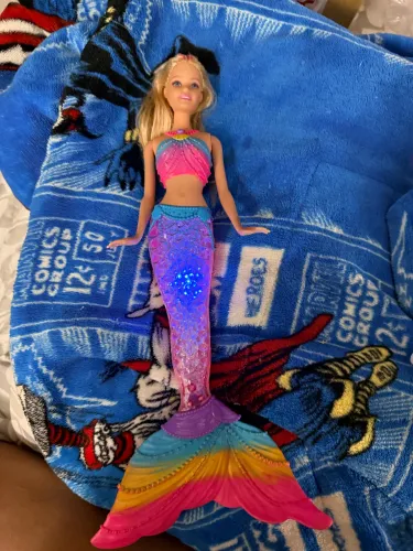 barbie boneca dreamtopoa rainbow lights mermaid mattel