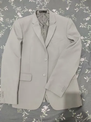 Blazer Masculino Cinza Claro TNG