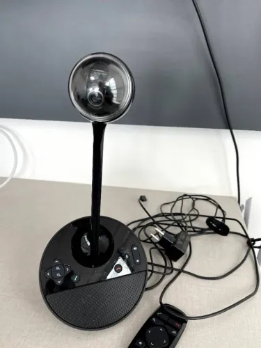 Logitech BCC950 HD 1080P Conferência Webcam Microfone Embutido