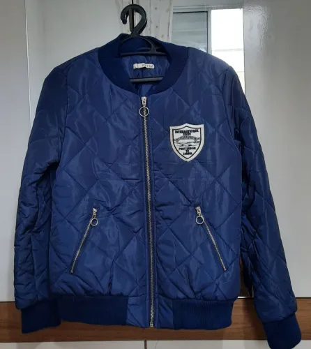 Jaqueta infantil azul marinho