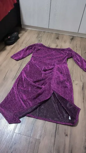 Vestido brilhoso m/g