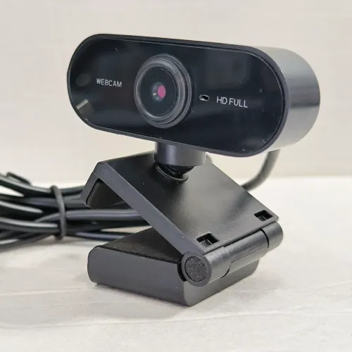 Câmera webcam Full Hd com microfone 