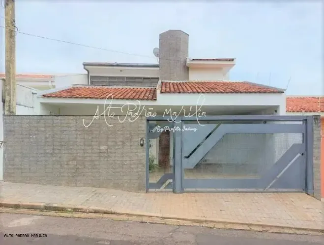 Casa para Venda em Marília, Jardim Progresso, 4 dormitórios, 1 suíte, 3 banheiros, 3 vagas